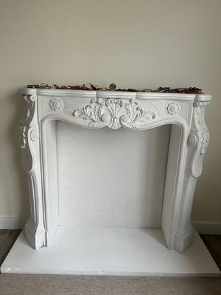 Marco chimenea francesa escayola 96 x 106