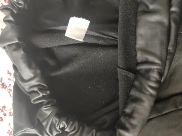 Leggings de polipiel pretas