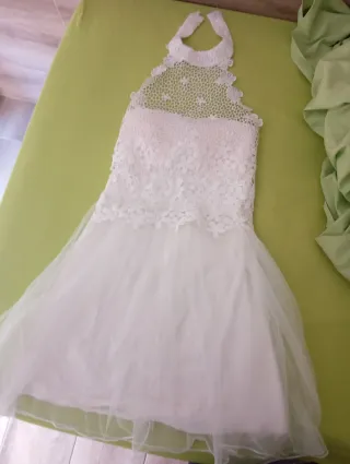 Vestido blanco elegante