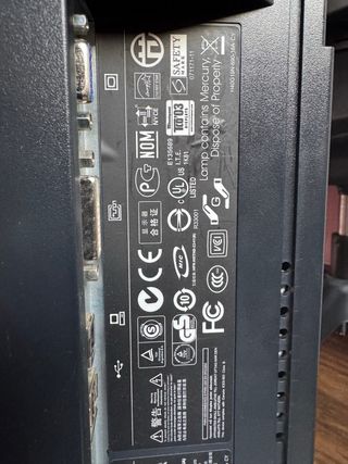 Monitor HP L1950 Plata y Negro