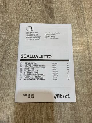 IMETEC Calienta Camas 16965 150x160cm