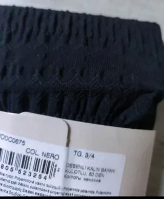 Calcetines Calzedonia Negro Talla 3/4