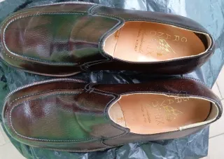 Scarpe uomo Grand Prix pelle marrone anni 60