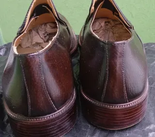 Scarpe uomo Grand Prix pelle marrone anni 60