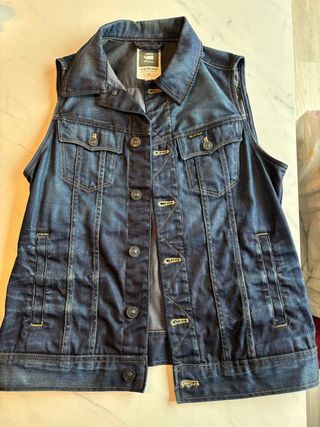 Chaleco vaquero G-Star RAW azul
