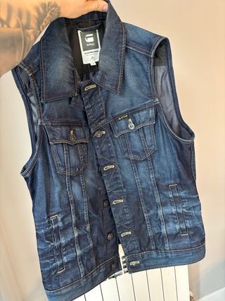 Chaleco vaquero G-Star RAW azul