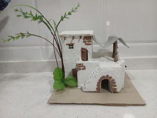 Conjunto casitas Belén Cartón