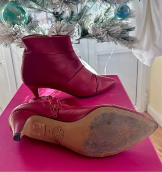 Botines Bimba y Lola Piel Rojos Talla 38