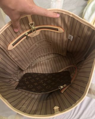 Bolso de marca Beige y Marrón