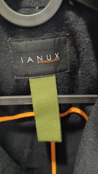 Cappotto lana doppiopetto uomo IANUX Blu