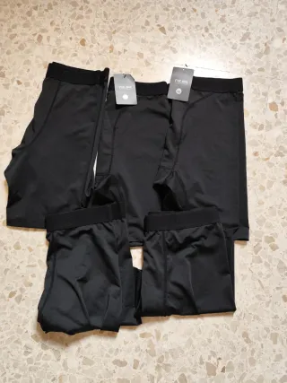 Mallas Hombre Talla M Negras 3€ cada una