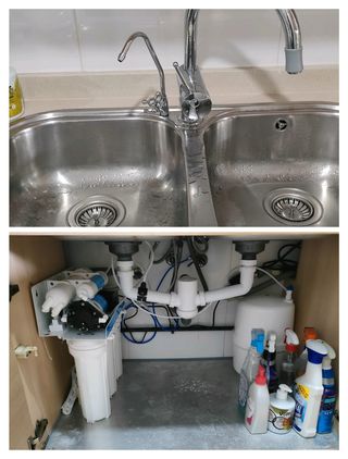 Filtro de ósmosis inversa. Instalación y servicios