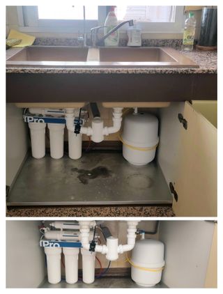 Filtro de ósmosis inversa. Instalación y servicios