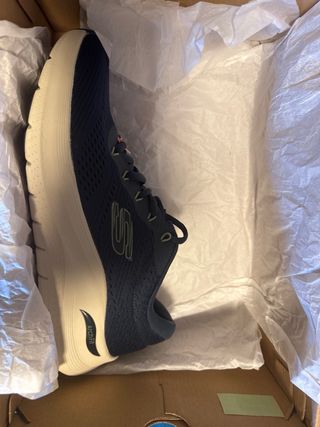 Zapatillas Skechers Arch Fit veganas azules