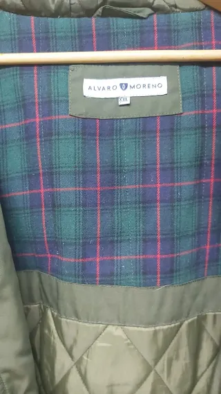 Chaquetón hombre verde militar