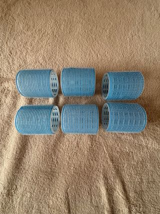 Set 6 Bigodini Azzurri