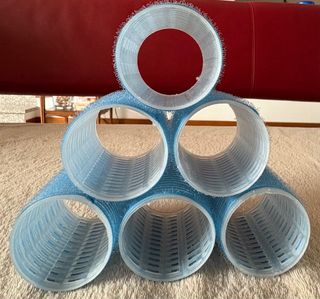 Set 6 Bigodini Azzurri