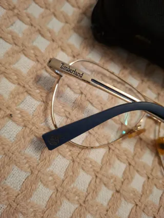 Gafas Timberland Doradas y Azules