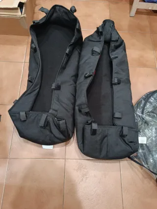 Bugaboo donkey gemelar con accesorios