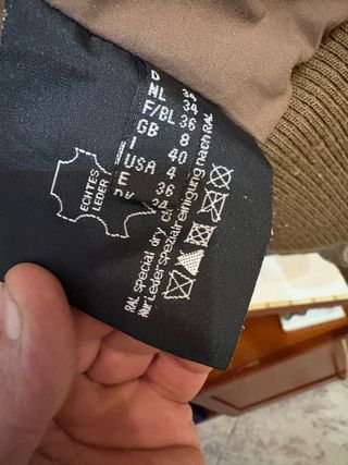 Giubbino bomber vera pelle vintage marrone