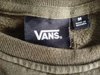 Sudadera Vans verde militar talla M
