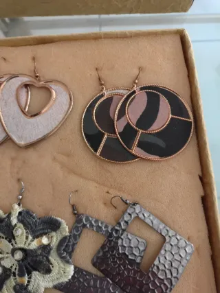 Orecchini vintage assortiti buono stato in metallo