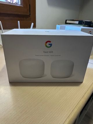 Pack Google Nest Wifi Router + 1 Punto de Acceso