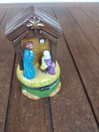 Presepe Portagioie Vintage Ceramica