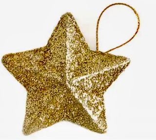 Lote 24 Estrellas Doradas Adorno Árbol Navidad