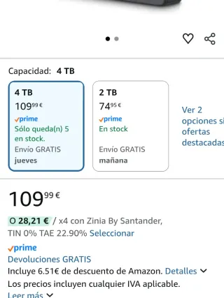 Disco Duro Externo Seagate 4TB Portátil