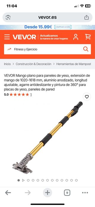 Mango para paneles de yeso VEVOR
