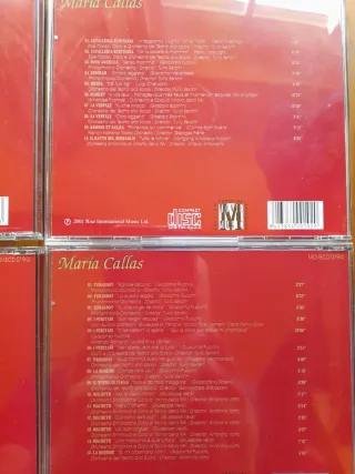 Lote 5 CDs María Callas Éxitos