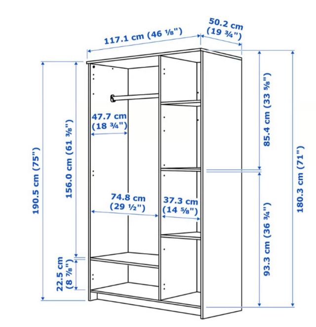 Armario 3 puertas Ikea