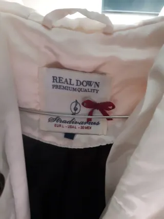 Plumas largo con capucha Talla L