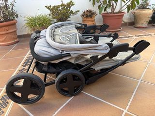 Silla Gemelar Ligera Gris