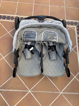 Silla Gemelar Ligera Gris