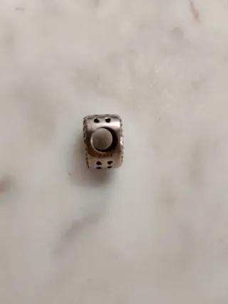 Pulsera plata con charm corazón