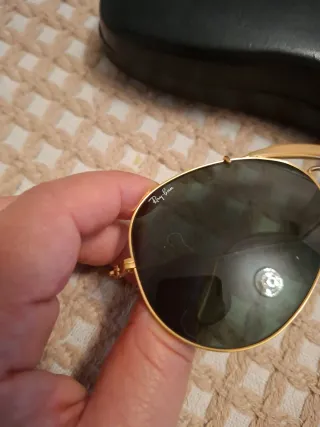 Gafas Ray-Ban Aviator Dorado y Negro