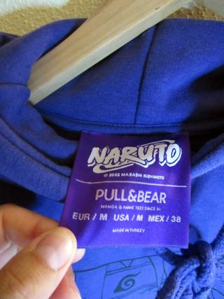 Sudadera Sasuke Uchiha Naruto Morada