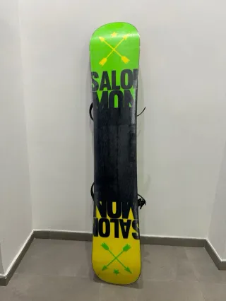 Tabla Snowboard Salomon 156cm con fijaciones