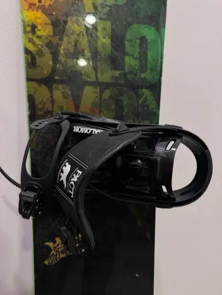 Tabla Snowboard Salomon 156cm con fijaciones