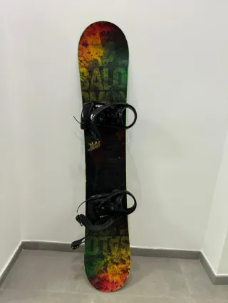 Tabla Snowboard Salomon 156cm con fijaciones