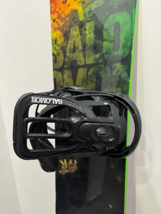 Tabla Snowboard Salomon 156cm con fijaciones