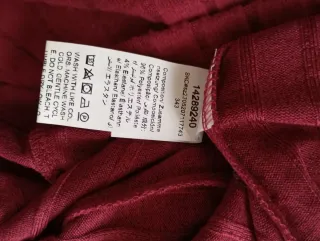 Vestido suéter SHEIN Frenchy burdeos