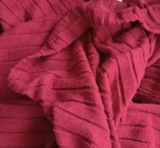 Vestido suéter SHEIN Frenchy burdeos