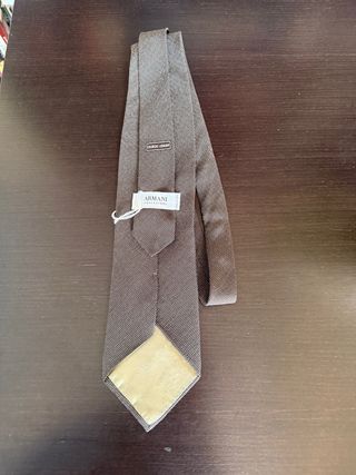 Corbata Giorgio Armani Colezioni Marrón