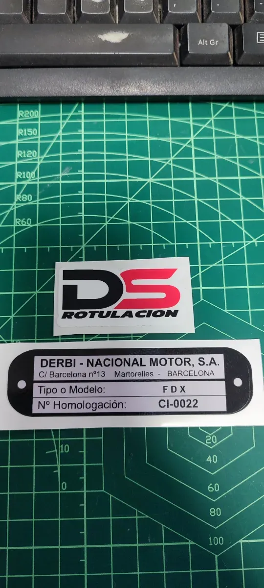 Homologación Derbi FDX CI-0022