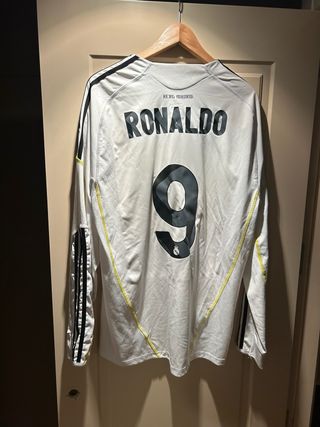 Camiseta Real Madrid Manga Larga 2009-10 Ronaldo