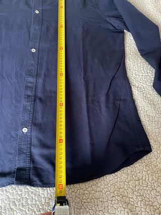 Camicia Uomo Mango Blu Taglia XXL
