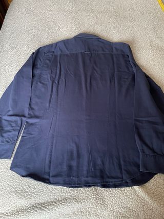 Camicia Uomo Mango Blu Taglia XXL